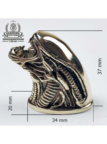 Тыльник (Т-14) "Чужой", бронза