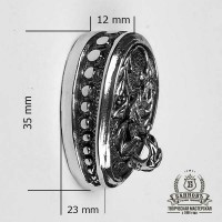 Тыльник (Т-39) "Шарики", белая бронза