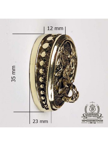 Тыльник (Т-39) "Шарики", латунь