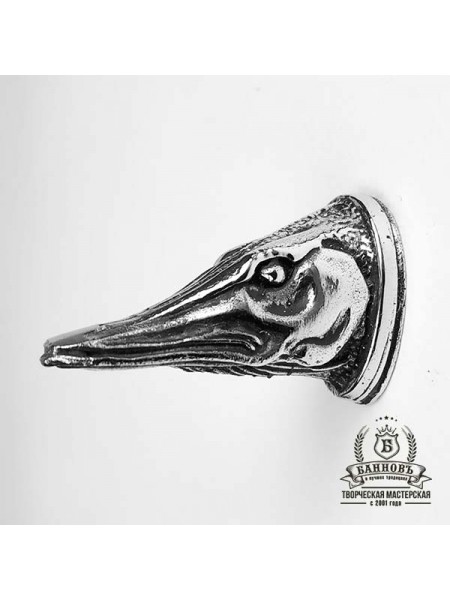 Тыльник (Т-43) "Щука" овал, белая бронза