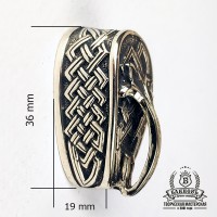 Тыльник (Т-45) "Коса" большой, бронза