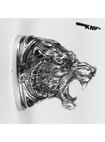 Тыльник (Т-48) "Тигр сканди", белая бронза