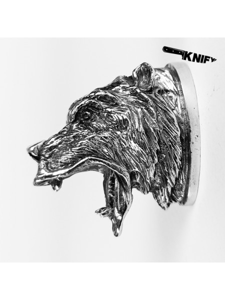 Тыльник (Т-50) "Злой медведь", нейзильбер