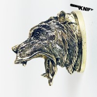 Тыльник (Т-50) "Злой медведь", бронза 