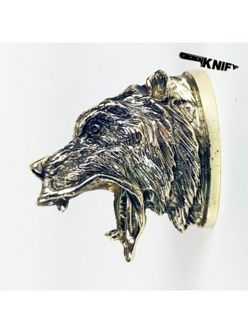 Тыльник (Т-50) "Злой медведь", бронза 
