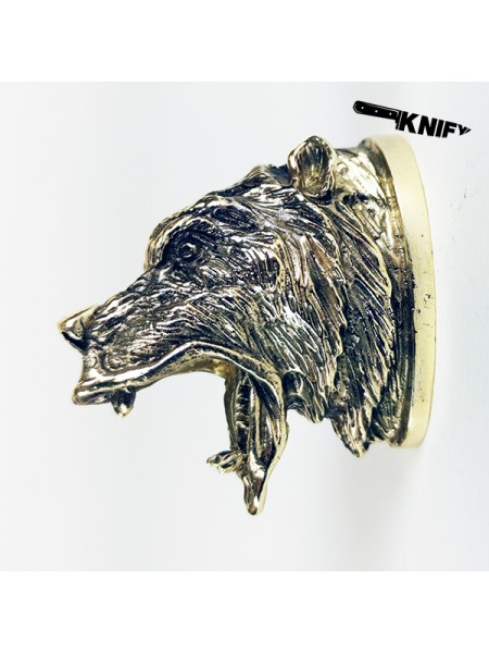 Тыльник (Т-50) "Злой медведь", бронза 