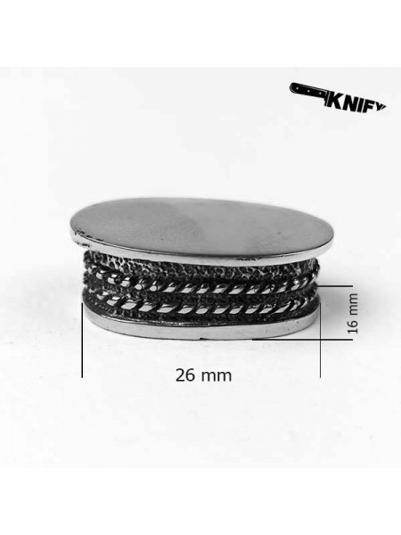 Тыльник (Т-60) "Финка декор", белая бронза