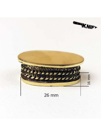 Тыльник (Т-60) "Финка декор", латунь