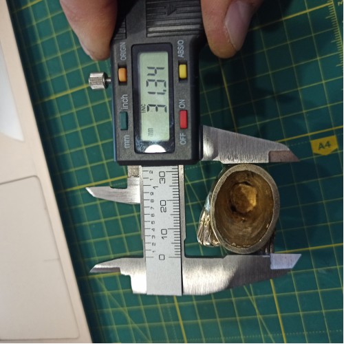 Тыльник (Т-64) "Слон", белая бронза