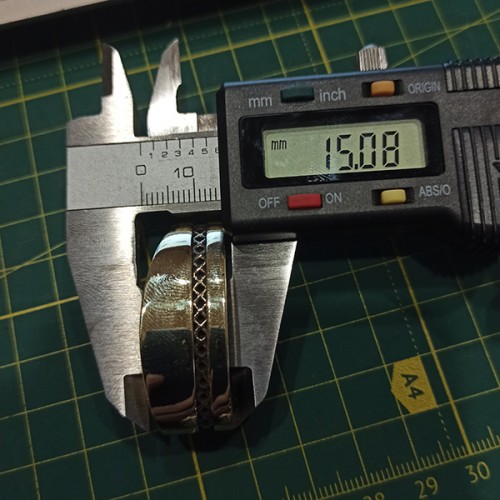 Тыльник (Т-65) "Ромбы", белая бронза