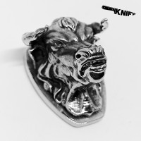 Тыльник "Бык" (Т-67), белая бронза