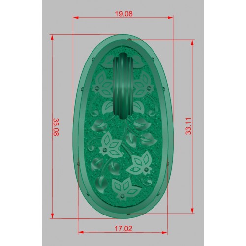 Тыльник (Т-71) "Громовик", белая бронза