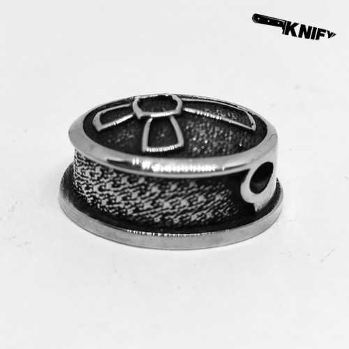 Тыльник (Т-76) "Крест", белая бронза