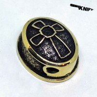 Тыльник (Т-76) "Крест", латунь