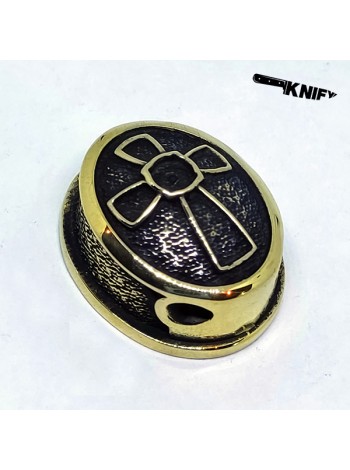 Тыльник (Т-76) "Крест", латунь