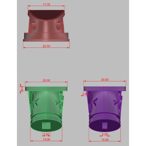 Тыльник (Т-94) "Карты", белая бронза