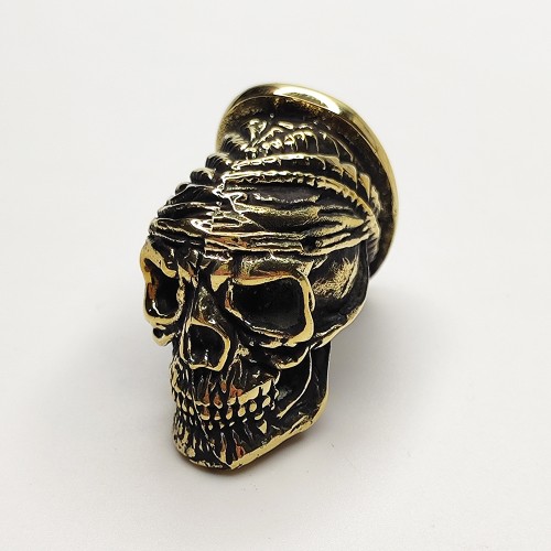 Тыльник (Т-98) "Череп-2", латунь