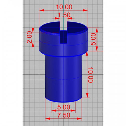 Гвинт-гайка для стяжки (СТ-1), біла бронза