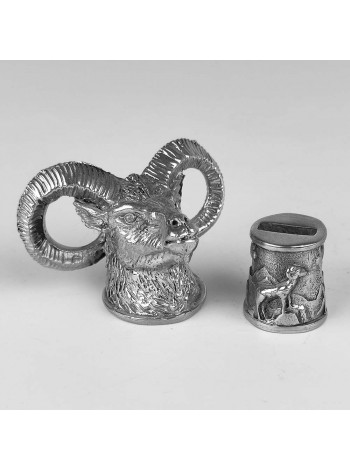 "Архар" шампурная пара, белая бронза