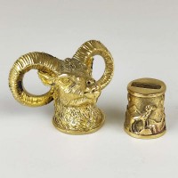 "Архар" шампурная пара, латунь