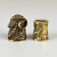 "Баран" шампурная пара, латунь