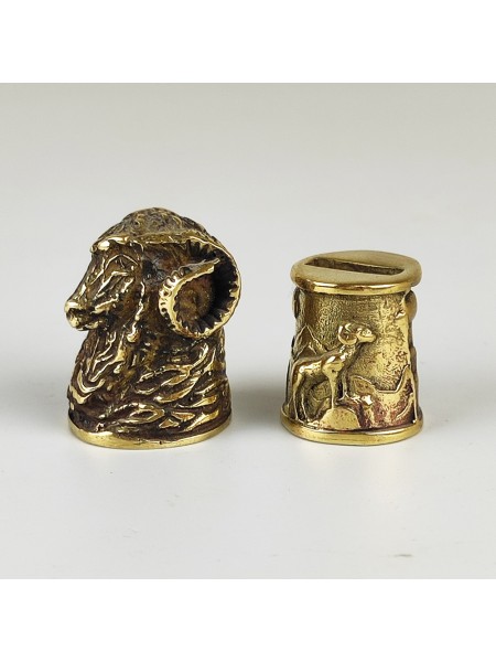 "Баран" шампурная пара, латунь