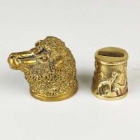 "Барашек" шампурная пара, латунь