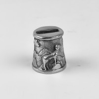 "Барашек" оковка шампурная, белая бронза