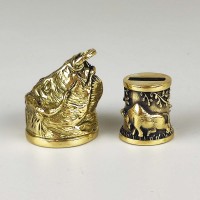 "Буйвол" шампурная пара, латунь