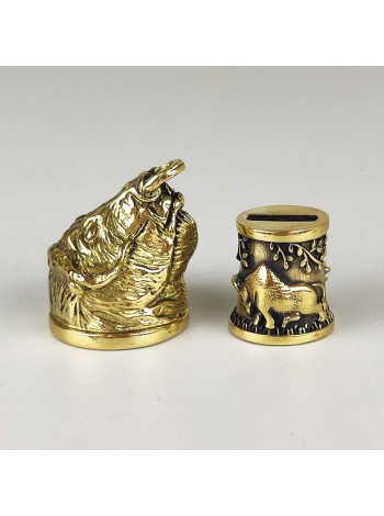 "Буйвол" шампурная пара, латунь