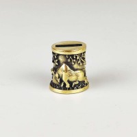 "Буйвол" оковка шампурная, латунь