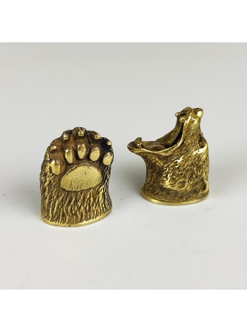 "Гризли" шампурная пара, латунь