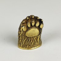 "Гризли" шампурный тыльник, латунь