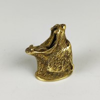 "Гризли" шампурная оковка, латунь