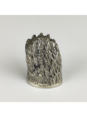 "Гризли" шампурный тыльник, белая бронза