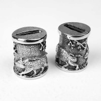 "Кабанчик" оковка для шампура, белая бронза