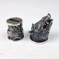 "Кабанчик" шампурная пара, белая бронза