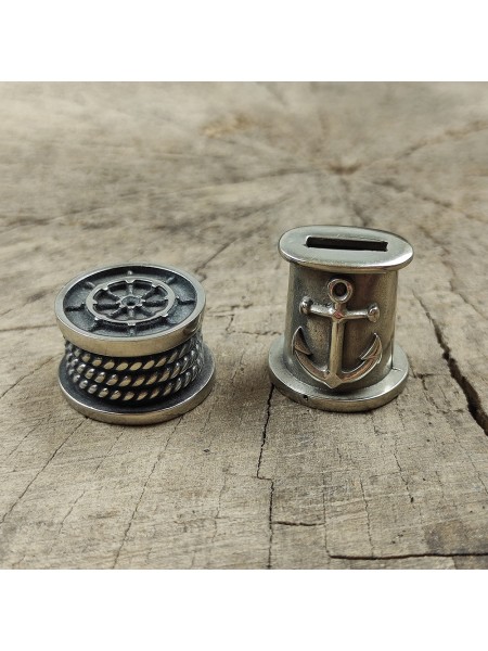 "Капитанские" пара шампурная, белая бронза