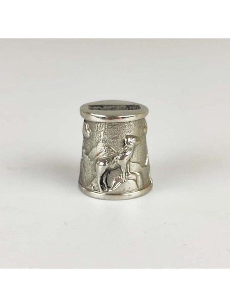 "Козлик" оковка шампурная, белая бронза