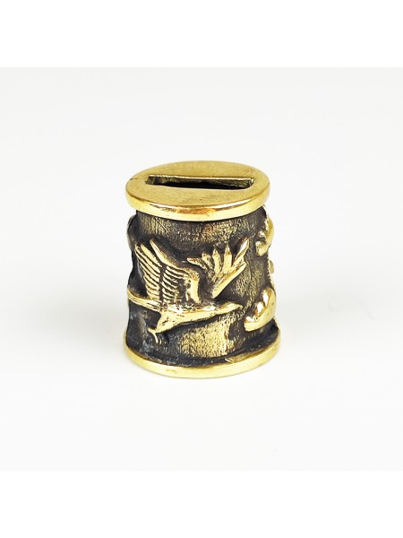 "Орел" оковка для шампура, латунь