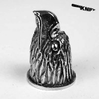 "Орел" тыльник для шампура (22 мм), белая бронза