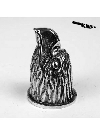 "Орел" тыльник для шампура (22 мм), белая бронза