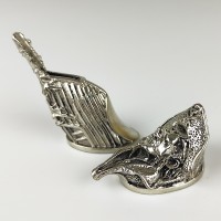 "Пираты" шампурная пара, белая бронза