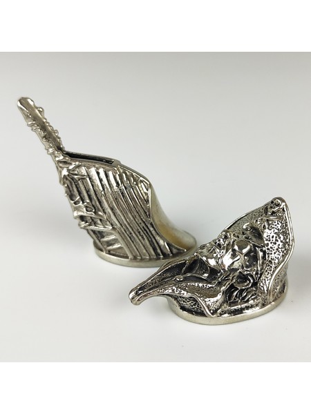 "Пираты" шампурная пара, белая бронза