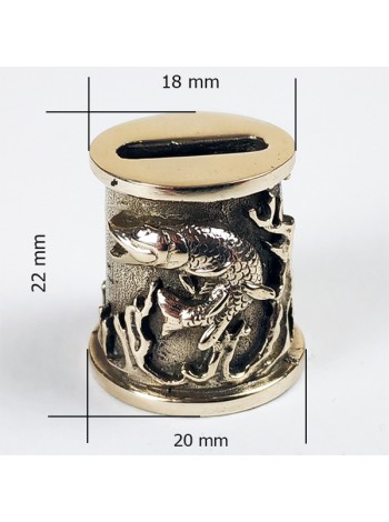 "Щука" оковка, латунь