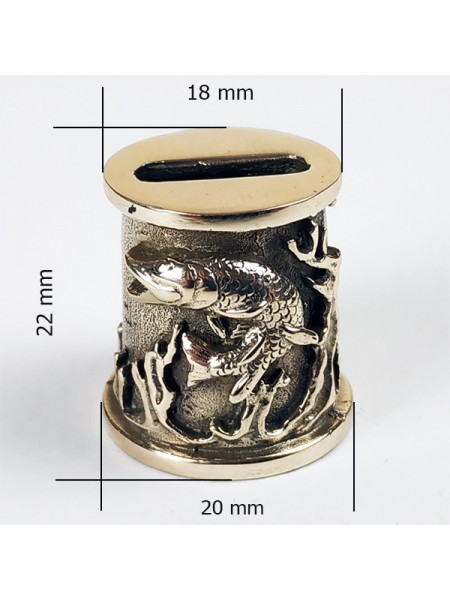 "Щука" оковка, латунь