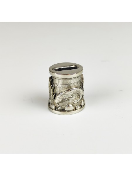 "Сом" оковка шампурная, белая бронза