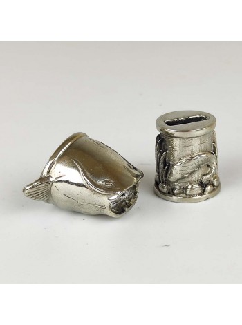 "Сом" шампурная пара, белая бронза