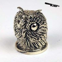 "Сова" тыльник шампурный (22 мм), латунь