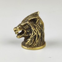 "Волк" тыльник шампурный (22 мм), латунь